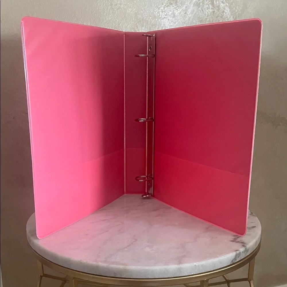 11 Inch Pink Gradient Binder
